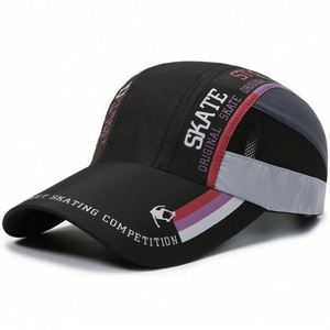 หมวกเบสบอล หมวกกอล์ฟ หมวกวิ่ง รุ่นใหม่ปี 2024 ขายส่ง ระบายอากาศ แห้งเร็ว ผ้าไนลอนอ๊อกซ์ฟอร์ด ลายตัวอักษร  สำหรับทุกเพศ - Product Image 3