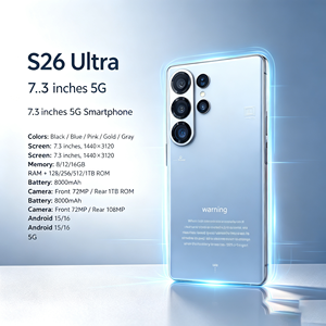 S26 Ultra 7.3 Inch 5G Smartphone 120Hz Octa Core 1TB <b>Memory</b> 8000mAh Battery Watch a Mobile Phone Fingerprint Recognition - Product Image 5