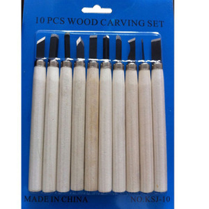 Juego de cuchillos de tallado, Mini cinceles con mango de madera, herramienta de corte práctica - Product Image 2