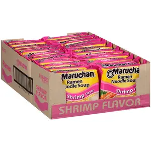 Maruchan-Sopa de fideos Ramen, sabor a Camarón, 3 Oz, paquete de 24