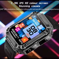 Montre connectée SENBONO T93 avec écouteurs, 4 Go de mémoire importante, appels Bluetooth, grand écran, musique locale, montre intelligente pour hommes, écouteurs TWS