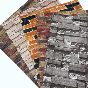 Carta da parati in mattoni ppe schiuma texture 3d adesivo da parete per decorazione moderna 3D autoadesivo impermeabile Papel Tapiz pegatina de pared