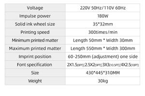 Máquina de Impresión y Grabado en Relieve Automática Multifuncional de Tinta Sólida Eléctrica CIC-300 para Plástico/Papel - Product Image 5