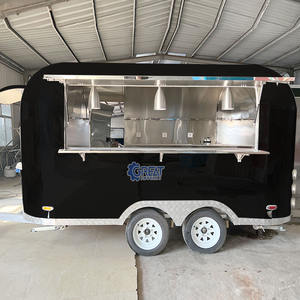 Camion de restauration mobile, bar à boissons entièrement équipé, barbecue électrique, chariot à glaces, chariot à snacks, chariot à hot-dogs et frites, utilisation en extérieur - Product Image 3