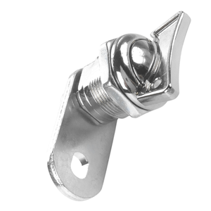 Serrure à came sans clé à quart de tour à performance stable, en alliage de zinc chromé, pour armoire de machine de jeu d'arcade, service de fabrication OEM - Product Image 1