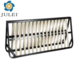 Bett rahmen in voller Größe Metall faltbare Latten bett basis Platzsparende flexible Eisen plattform