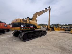 Excavatrice d'occasion de premier choix CAT 320CL à flèche longue portée, structure robuste, prête à l'emploi pour les travaux de nettoyage des rivières - Product Image 3