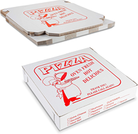 Caja de embalaje de cartón para pizza al por mayor de grado alimenticio, cajas de pastelería para panadería, embalaje de alimentos