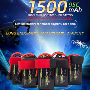 Factory 95C 6S 22.2V 1500mAh baterai Lipo sel 853562 off Road Rc mobil mainan helikopter terbang baterai Anak - Product Image 3