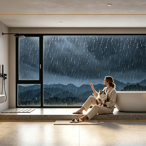 Ventanas de aluminio con rotura de puente térmico, aisladas, insonorizadas y de doble acristalamiento para proyectos de casas y villas personalizadas. - Product Image 5