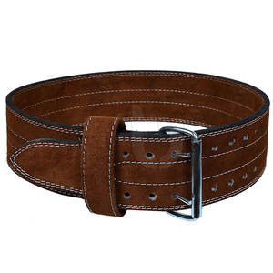 Nueva llegada de alta calidad, cinturón personalizable para levantamiento de pesas para gimnasio, Color sólido, Material de piel de vaca, logotipo personalizado, ropa de seguridad para Fitness - Product Image 3