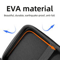 Boer Personnalisable EVA Matériel Raquette De Tennis De Table Sac Grande Capacité Quadrate Pingpong Paddle Case Produit De Haute Qualité
