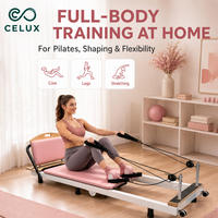 Machine de Pilates pliable avec cadre métallique pour la remise en forme à domicile, l'entraînement en studio, les exercices du corps entier et un rangement facile