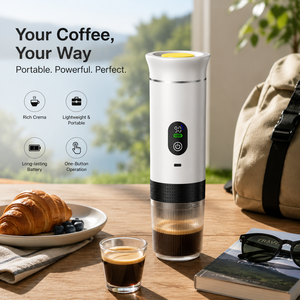 Cafetera Portátil 3 en 1 para Auto, Compatible con Cápsulas y Café Molido, Máquina de Espresso con Extracción de Alta Presión de 20 Bares - Product Image 6
