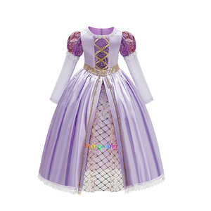Princesa Tangled Rapunzel disfraz fantasía niñas bautizo vestido princesa niña Halloween fiesta cumpleaños Navidad Carnaval - Product Image 2