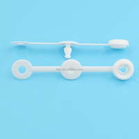 Bouton de sécurité antivol jetable à usage unique pour bracelet, attache de vêtement, clip, perles en plastique