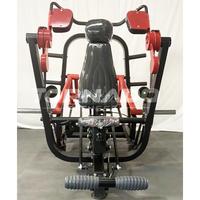 Conception de cadre en acier durable de machine de pull de Lat d'équipement de gymnastique résistante réglable pour le dos de coffre de musculation de bras de gymnase d'intérieur