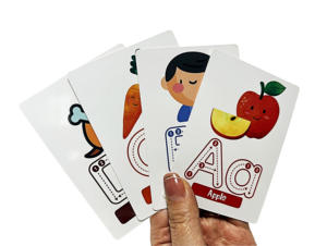 Tarjetas Educativas Personalizadas para <span class=keywords><strong>Niños</strong></span>, Impresión de Diseño Personalizado, Juego de Cartas Personalizado, Tarjetas de Estudio, Cajas de Empaque Personalizadas - Product Image 2