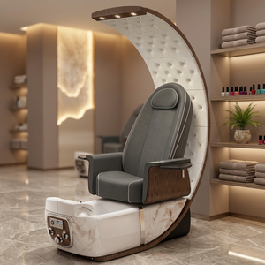Fauteuil de pédicure professionnel, lit de pédicure électrique inclinable, meilleur prix, fauteuil de massage pour les pieds avec bain de pieds - Product Image 1