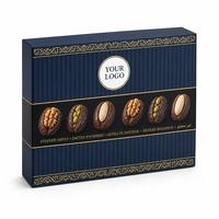 Op maat gemaakte Ramadan Eid dadel geschenkdoos, stevige doos met compartimenten, bedrukte binnenklep, verpakking voor gedroogd fruit en gevulde dadels