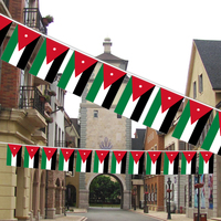 Ventes directes des fabricants 14*21cm Drapeaux Jordan String pour les fans Décoration de vacances