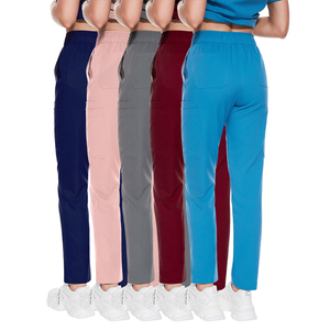 Pantalon de gommage pour femmes Pantalon de gommage Style droit Contreventement auxiliaire Vente en gros Médical Infirmière Pantalon de gommage Homme Femme Designs à la mode - Product Image 6