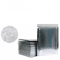 Enveloppes en plastique personnalisées avec logo imprimé, sacs postaux en plastique, enveloppes à bulles métalliques dorées