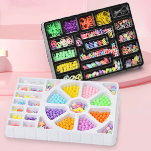Kit Artigianali per Bambine: Gioielli Intrecciati, Giocattoli di Moda, Corda Elastica Intrecciata, Braccialetti Fai-da-Te, Collane, Regali per Feste di Compleanno, Giocattoli Educativi - Product Image 1