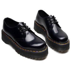 Chaussures en cuir à semelle épaisse, style printemps, chaussures en cuir à lacets tendance, chaussures en cuir de luxe et durables - Product Image 1
