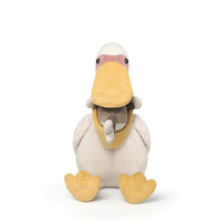 Mainan Boneka Interaktif untuk Anak-anak, Boneka Pelican dan Bantal Teman, Aksesoris Menggemaskan dan Kain Ramah Kulit