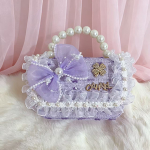 Brand Direct Bulk Supply Cute Little Flower Pearl Candy Bag Children Portable <b>Mini</b> <b>Hand</b> Coin Purse - Product Image 1