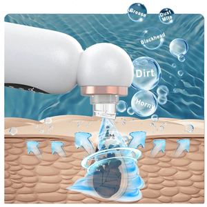 Bán buôn bong bóng nhỏ lưu thông nước làm sạch da mặt và vẻ đẹp điện mụn đầu đen và mụn trứng cá Remover Thiết bị chống thấm nước - Product Image 2