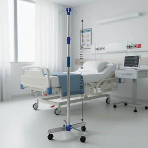 Top Seller IV Stand – Medical Infusion Stand, Adjustable Height, Durable Frame, Hospital Use, Stable Base, Bulk Packaging - Product Image 3