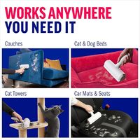 Brosse puissante en plastique pour enlever les poils d'animaux, pour le toilettage des chats et des chiens, pour canapé et tapis, petit modèle pour usage domestique