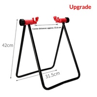 Support de stationnement pliable en U LJX L77 pour vélo de montagne, conception triangulaire verticale, haute capacité de charge pour la maintenance et la réparation