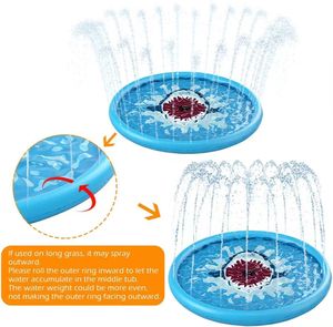 Đệm Phun Nước Cho Trẻ Em Thảm Chơi Đồ Chơi Dưới Nước Sân Vườn Ngoài Trời Đệm Phun Nước Bơm Hơi Cho Trẻ Tập Đi Hồ Bơi Bé Trai Bé Gái - Product Image 5