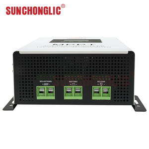 Sunchonglic 12V 24V 48V 60V tự động 60A chì Axit Gel cuộc sống PO 4 Li-ion pin sạc điều khiển MPPT năng lượng mặt trời sạc điều khiển - Product Image 5