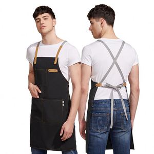 Uniforme de Chef de Lona Multiusos de Alta Calidad, Unisex, Color Personalizado, Ajustable, para Cocina, Cafetería, Lavado de Autos, Jardinería y Limpieza - Product Image 1