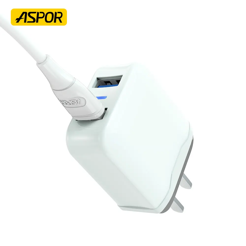 ASPOR Carga dores Para Celular Großhandel USB-Schnell ladegerät für Apple Android Fast 5 v1.2a Ladegerät für iPad iPhone 14