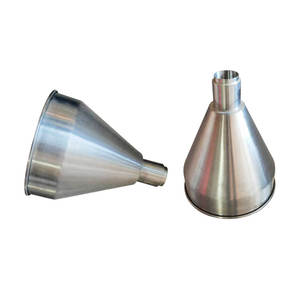 Funil Mecânico Conical Personalizado em Aço Inoxidável, Aço Carbono, Liga de Alumínio e Cobre com Tampa Redonda - Product Image 3