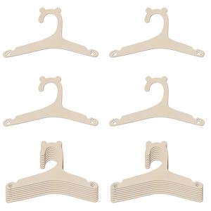 Wholesale Custom Creative Cartoon <b>Bear</b> Animal Shape Crafts 20PCS <b>Cute</b> Wooden Baby Clothing Hangers - Product Image 4