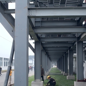 बड़े पैमाने पर वाणिज्यिक भवन निर्मित अनुकूलन मॉड्यूलर स्टील संरचना आधुनिक कार्यशाला रेलवे स्टेशन - Product Image 3