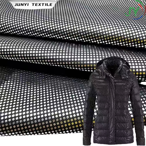 <span class=keywords><strong>ผ้า</strong></span>โพลีเอสเตอร์ยืดหยุ่น แห้งเร็ว เก็บความร้อนด้วยกราฟีนและฟอยล์เงิน สำหรับเสื้อแจ็คเก็ตกลางแจ้ง เสื้อกันลม และผ้าห่มอุ่น - Product Image 1
