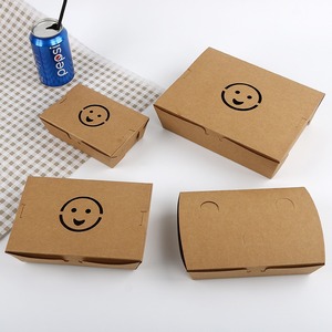 一次性汉堡盒环保牛皮纸炸鸡包装定制Logo外卖容器 - Product Image 4