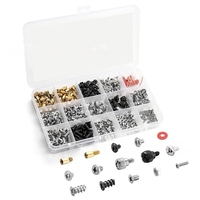 OKYN251030-105 Kit de 502 Tornillos para Caja de Ordenador, Soportes de Placa Base y Herrajes de Montaje para Construcción y Reparación de PC