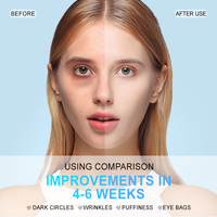 Collagène hydrolysé profondément hydrater et nourrir les patchs pour les yeux corée patch pour les yeux hyaluronique masque pour les yeux au collagène Anti-poches