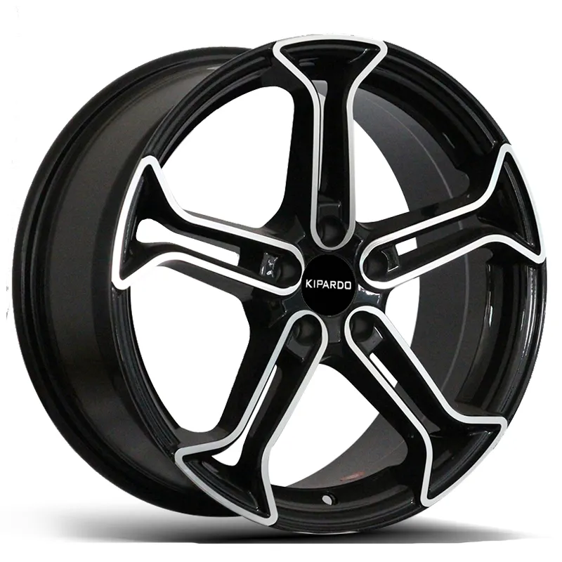 KIPARDO 14 inch 15 inch 5x114 JWL VIA certificated chrome manufacturers alloy wheels rim