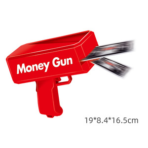 Money Gun Electric Toy 19x8.4x16.5cm Continuous Firing Party Prop for Kids - Product Image 1