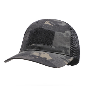 Ademende Tactische Pet Van Mesh-Heren Haak En Lus Badge Patch Camo Hoed Voor Buiten En Honkbal | Lichtgewicht En Duurzaam - Product Image 4