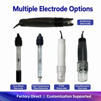 Sonde de pH en composite plastique pour détection de la qualité de l'eau en ligne, électrode acido-basique personnalisable pour OEM